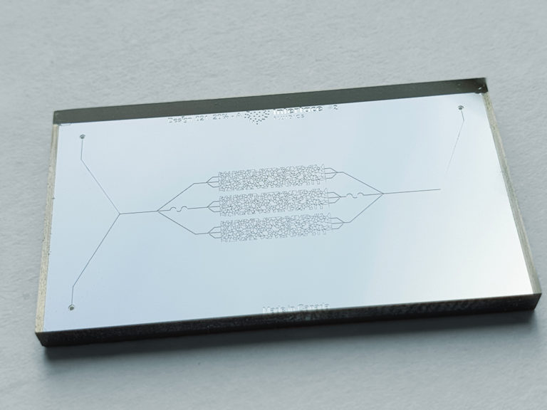 reservoir mimicking chip for eor